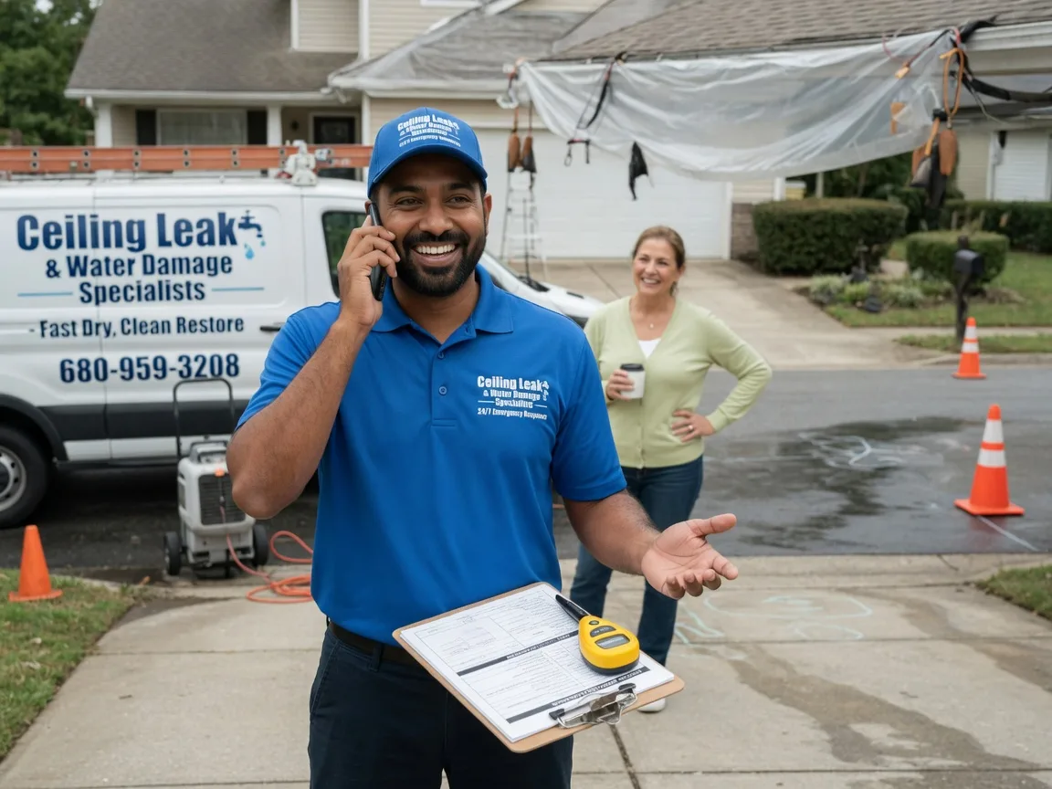 Ceiling Leak Cleanup Candler, NC FAQs